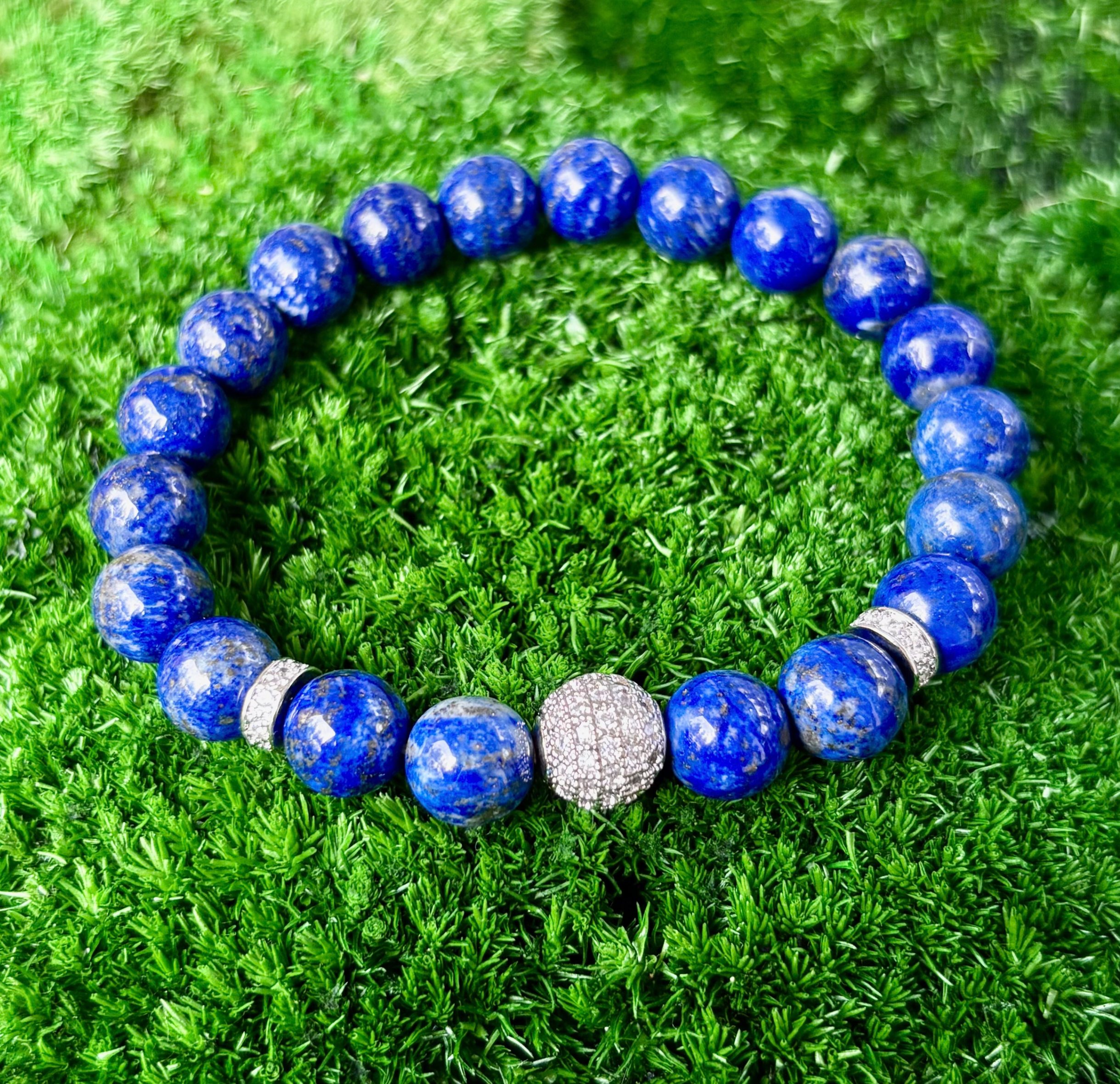 Lapisantas - minerální náramek z lapisu lazuli